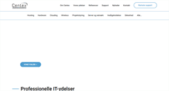 Desktop Screenshot of centex.dk