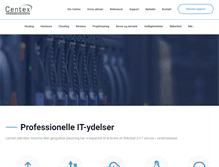 Tablet Screenshot of centex.dk